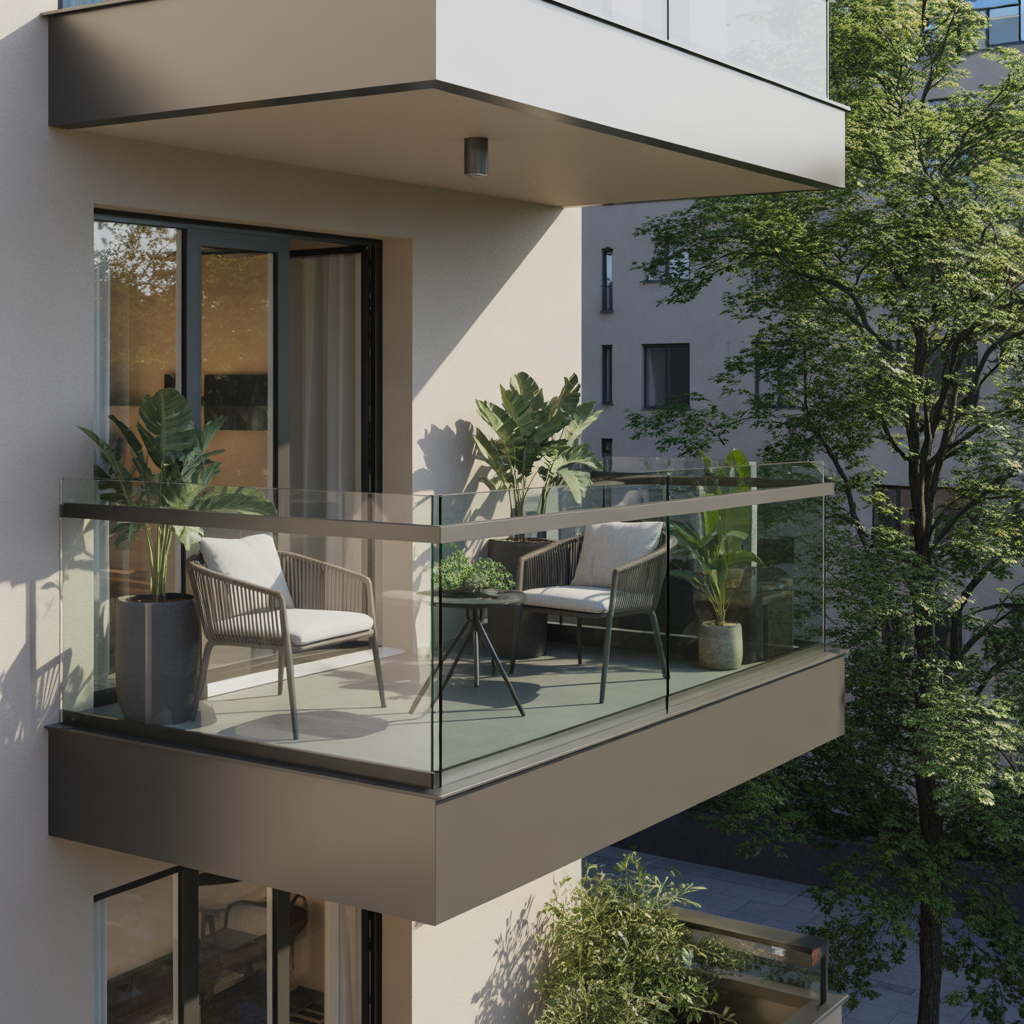 10.Hur du bygger en stilren och modern balkong med glasracken