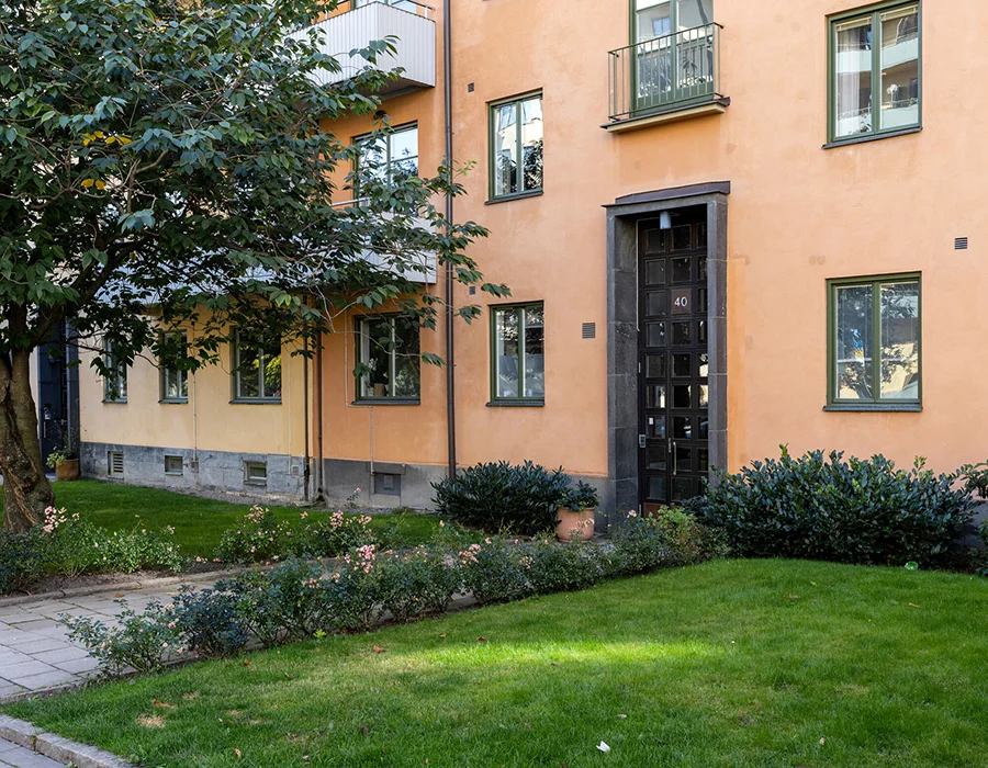 30. Ommalning av trapphus i hyreshus