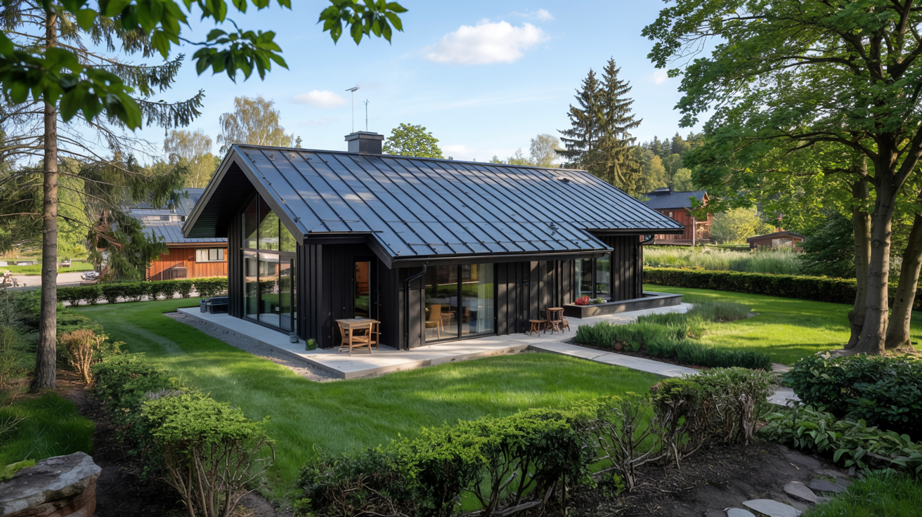 taklaggning metal sheets