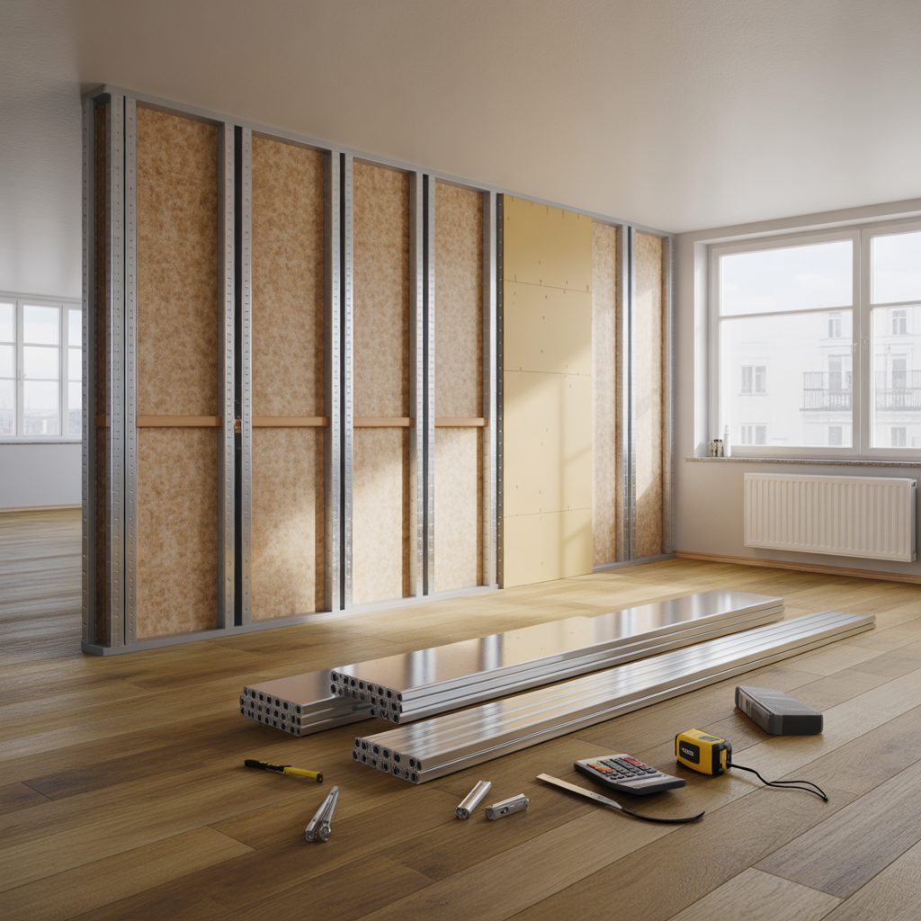 innervagg i gips kostnad materialval och byggsteg