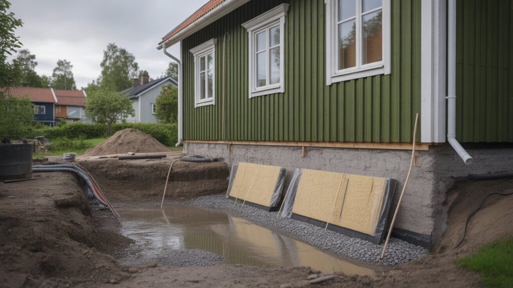 Renovera källare & Dränera husgrund