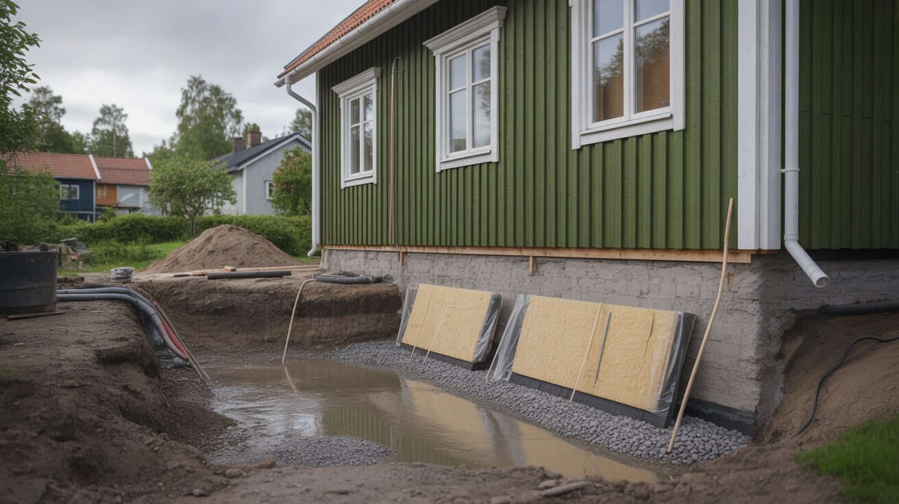 Renovera källare & Dränera husgrund