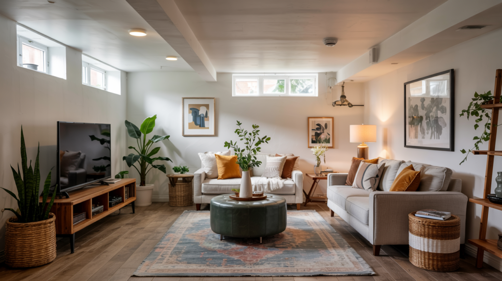 renovera kallare living room 3