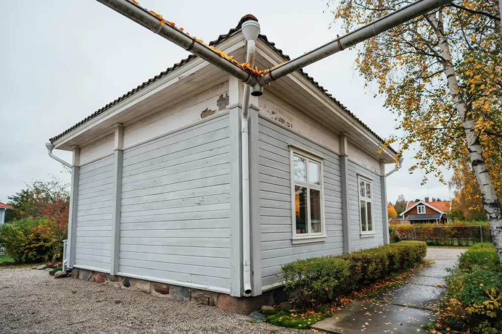september r r tt tid att se ver husets h ngr nnor och stupr r f rebygg fuktskador n r h stregnen kommer